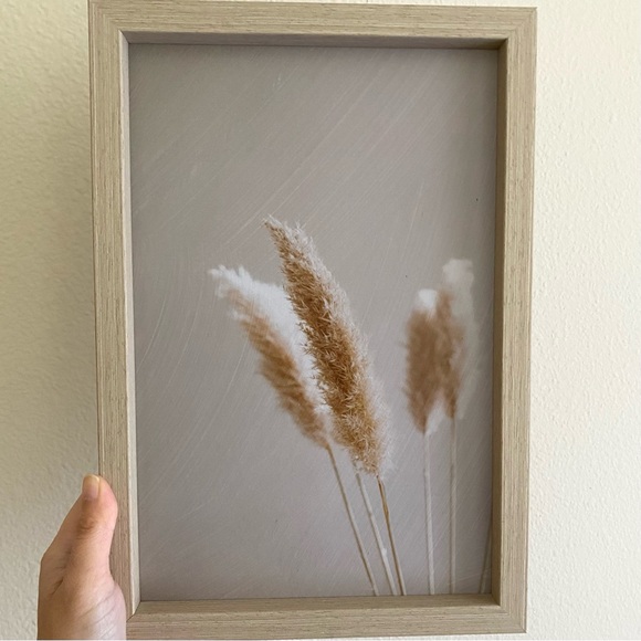 [ SOLD ] Framed Pampas Wall Art Print - Picture 2 of 9